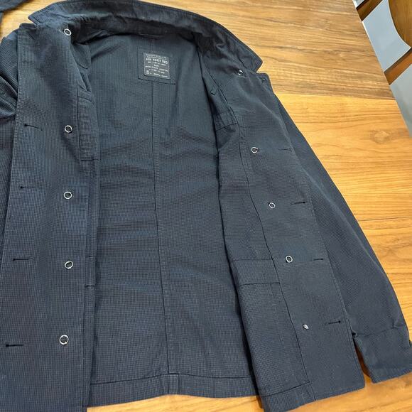 AllSaints Spitalfields Exert Jacket Size 42 Unisex Gray Houndstooth Shacket - Picture 5 of 12